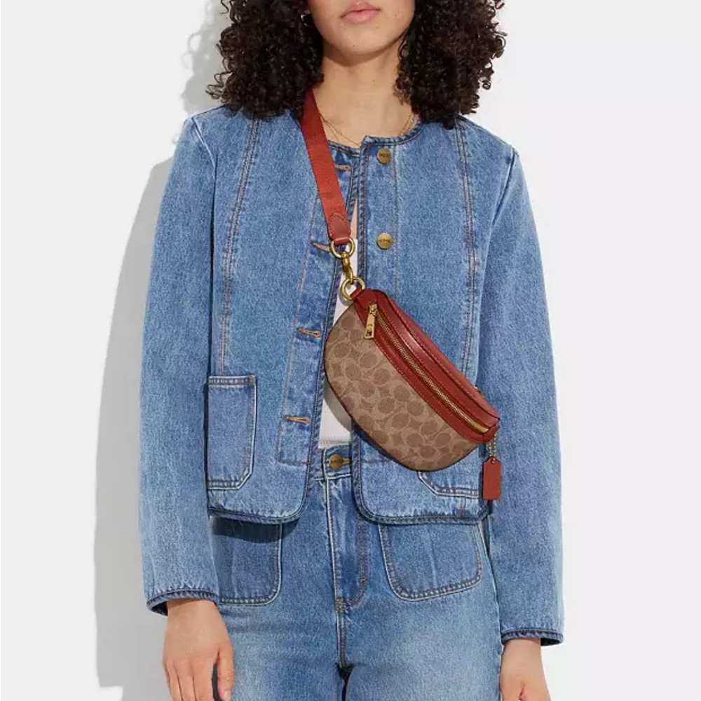Coach Belt/Fanny Bag in Signature Canvas